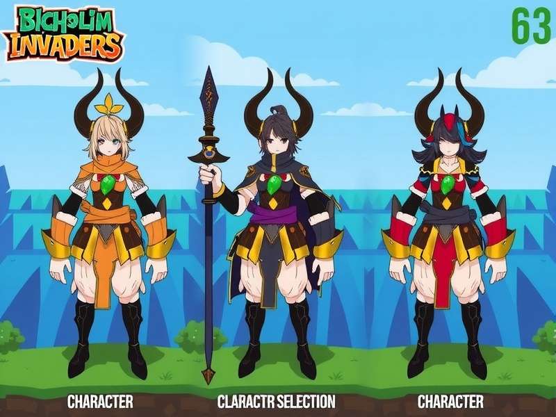 Bicholim Invaders Character Selection